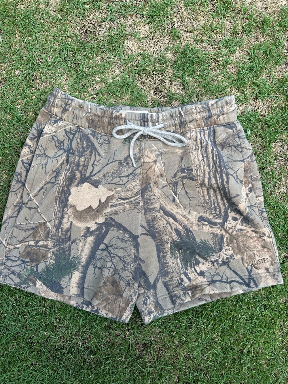 Hollister Realtree Camo Fleece Sweat Shorts Size XS
